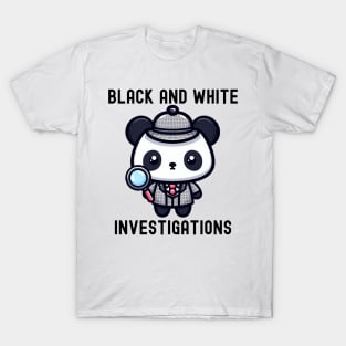 Panda bear detective T-Shirt